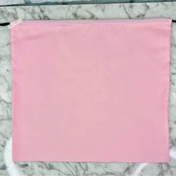 Kate Spade New Logo Pink Large Drawstring Dust Bags Set Of 3 - Picture 4 of 5